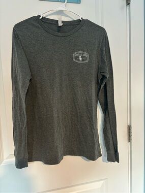 Bella Canvas Heather Charcoal Local Dog Pocket Logo Tee